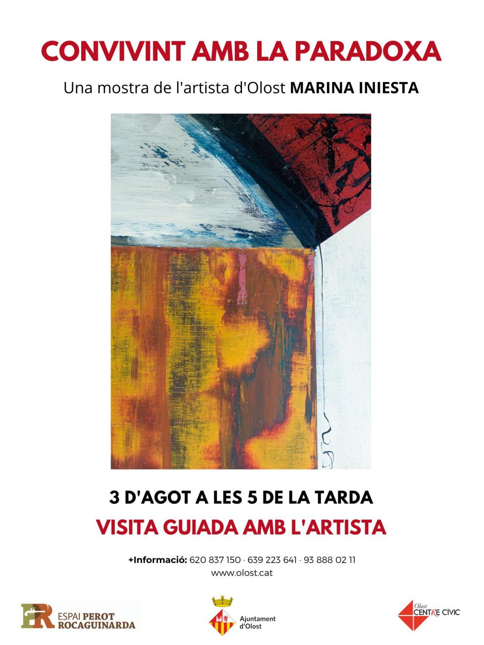 Visita guiada a l'exposició de l'artista Marina Iniesta